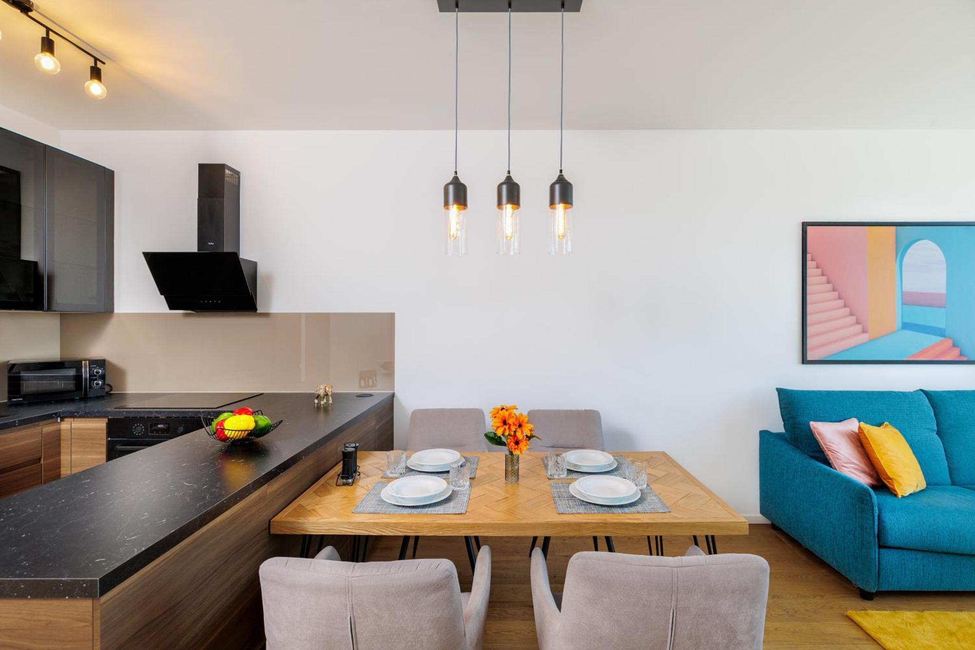 Sky Park 1 - Luxurious #Instaworthy Apartment In Downtown City Center With Included Parking, Best Address In Town Bratysława Zewnętrze zdjęcie