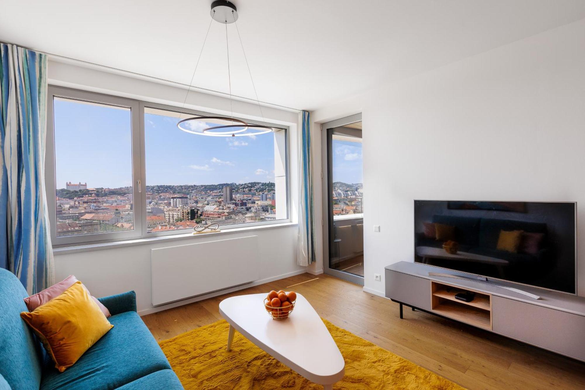 Sky Park 1 - Luxurious #Instaworthy Apartment In Downtown City Center With Included Parking, Best Address In Town Bratysława Zewnętrze zdjęcie
