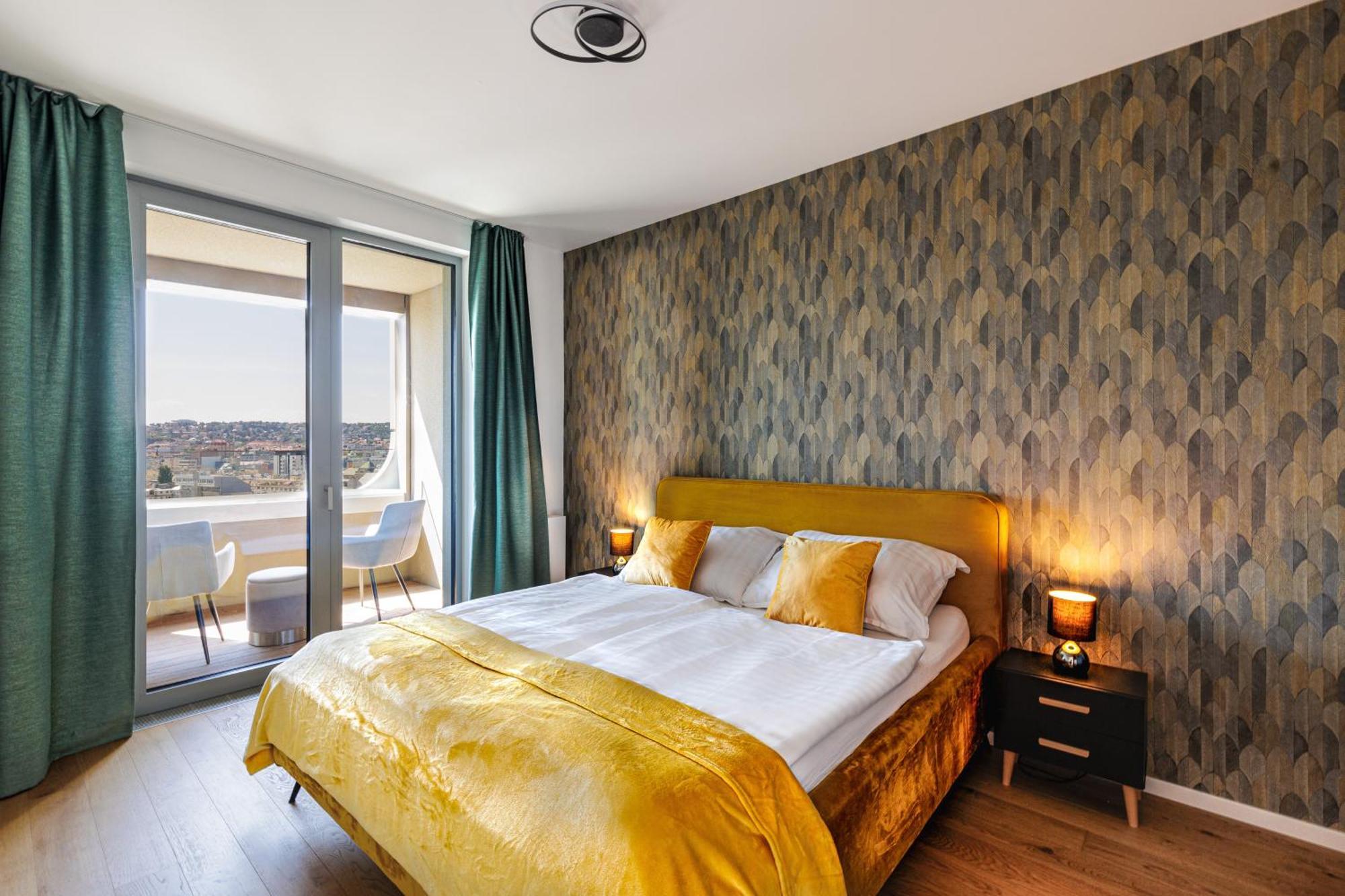 Sky Park 1 - Luxurious #Instaworthy Apartment In Downtown City Center With Included Parking, Best Address In Town Bratysława Zewnętrze zdjęcie